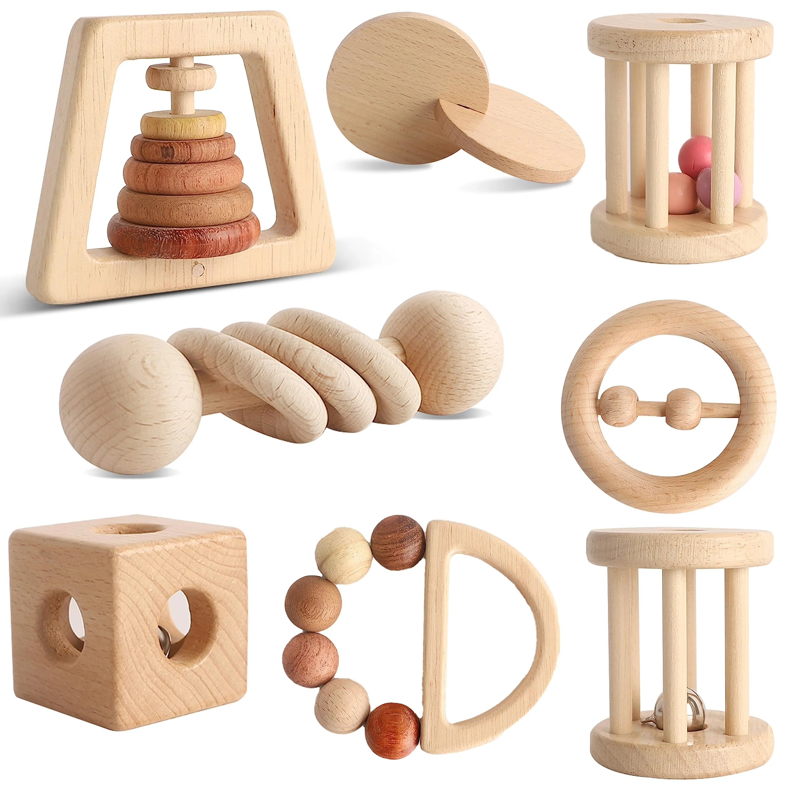 Wooden Baby Rattles — custom baby toy manufacturing by LeelineToys
