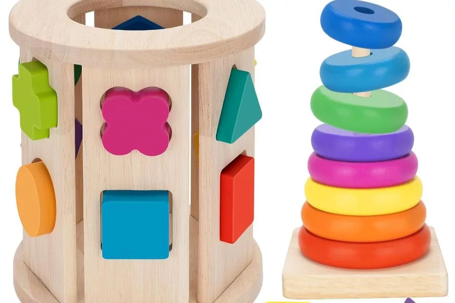 Shape Sorters, Stackers, And Balance Toys