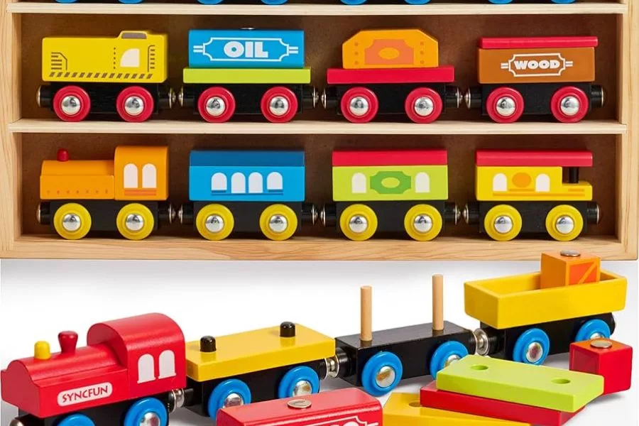 Wooden Vehicles And Train Sets