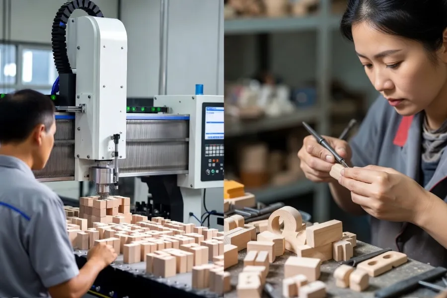 CNC vs Handmade Wood Toys Key Advantages and Disadvantages