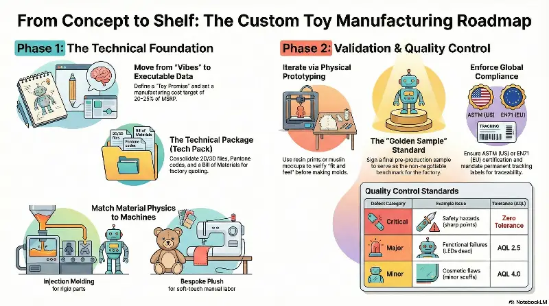 Custom Toy Manufacturing The Complete Guide from Concept to Shelf