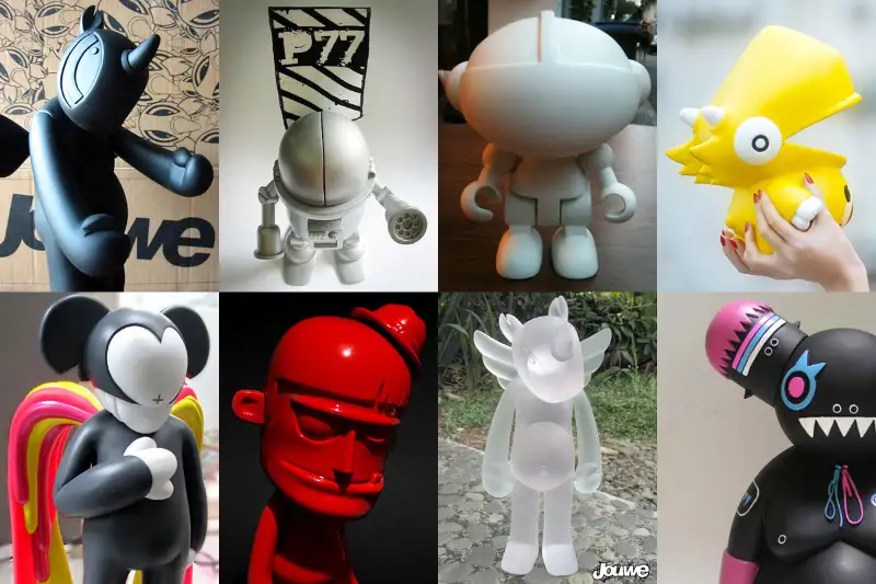 Designer Vinyl vs. Articulated Action Figures