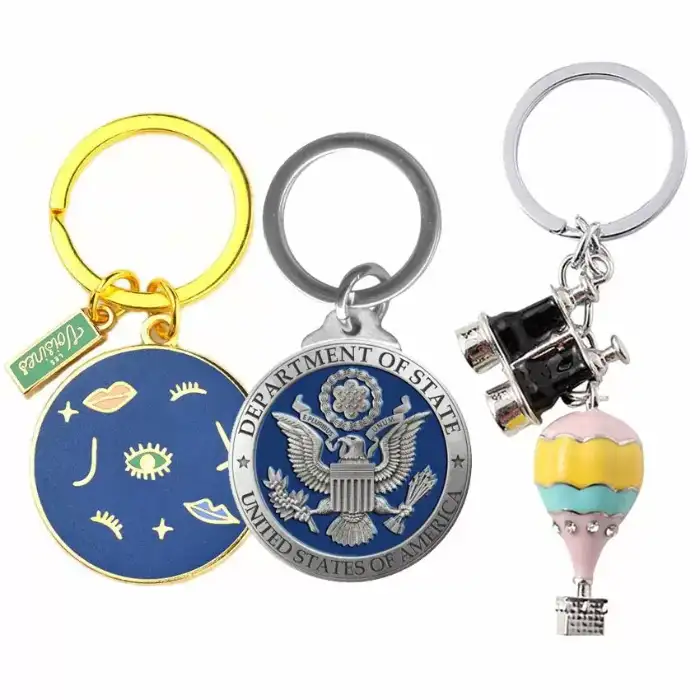Die-Cast Zinc Alloy Keychains