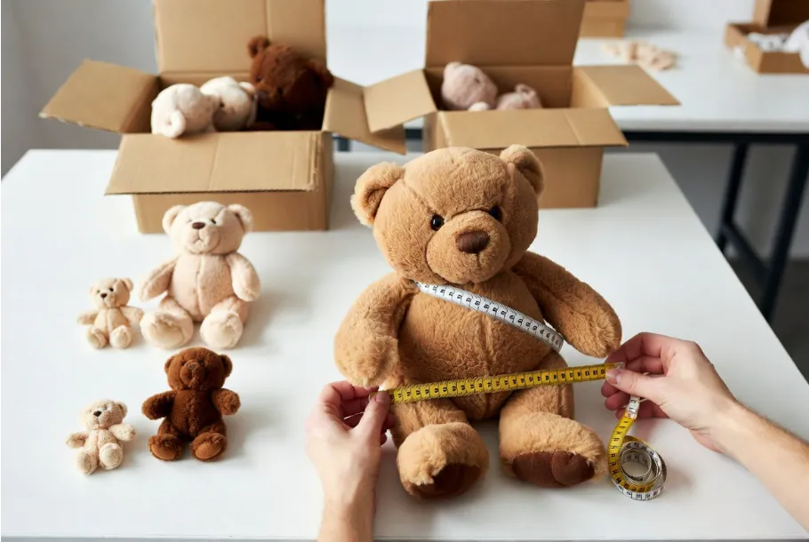 Establish the Plush Size Chart