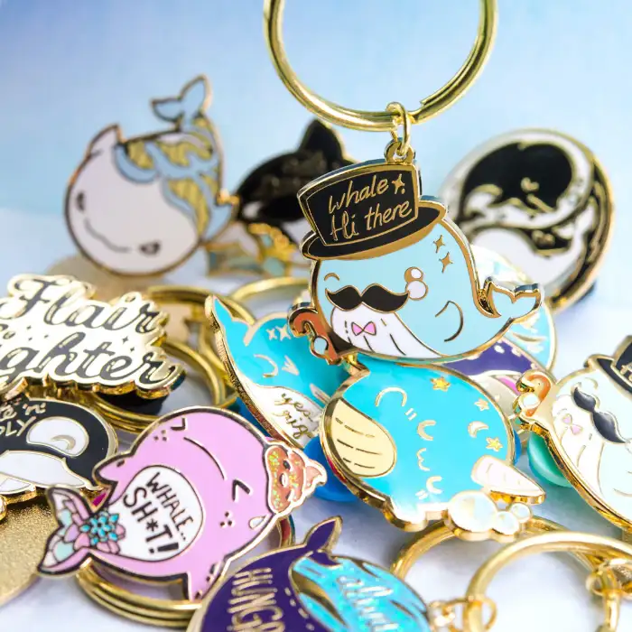 Hard Enamel vs. Soft Enamel Keychains