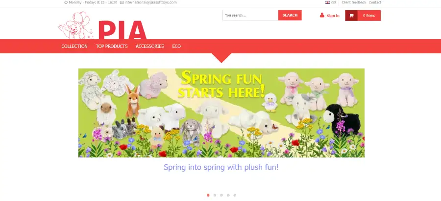 PIA Soft Toys