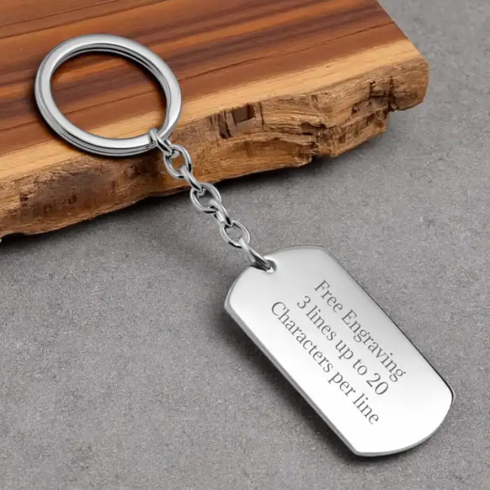 Stainless Aluminum Key Tags