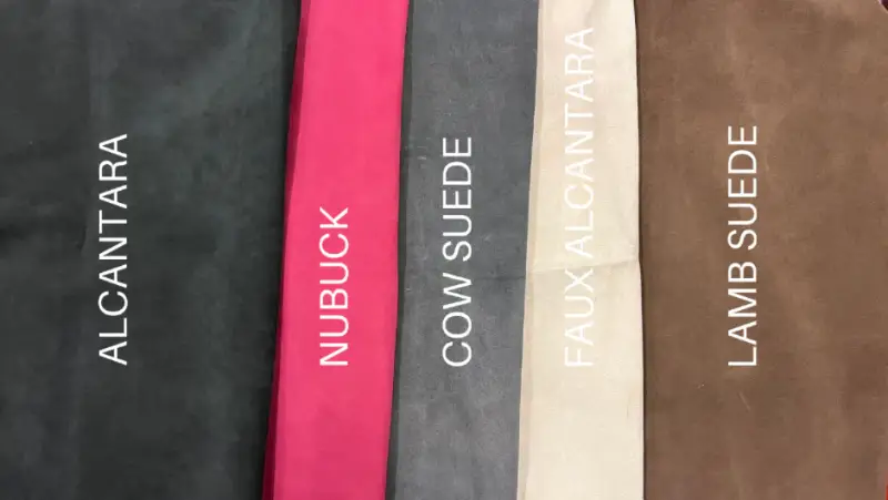 Types of Faux Suede