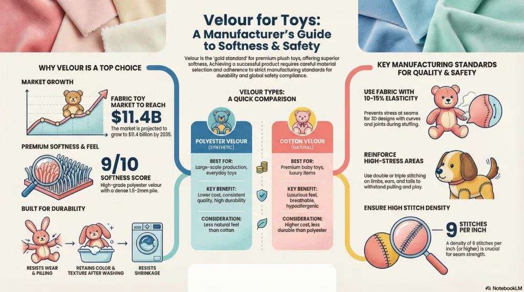 Velour Fabric in Toy Manufacturing