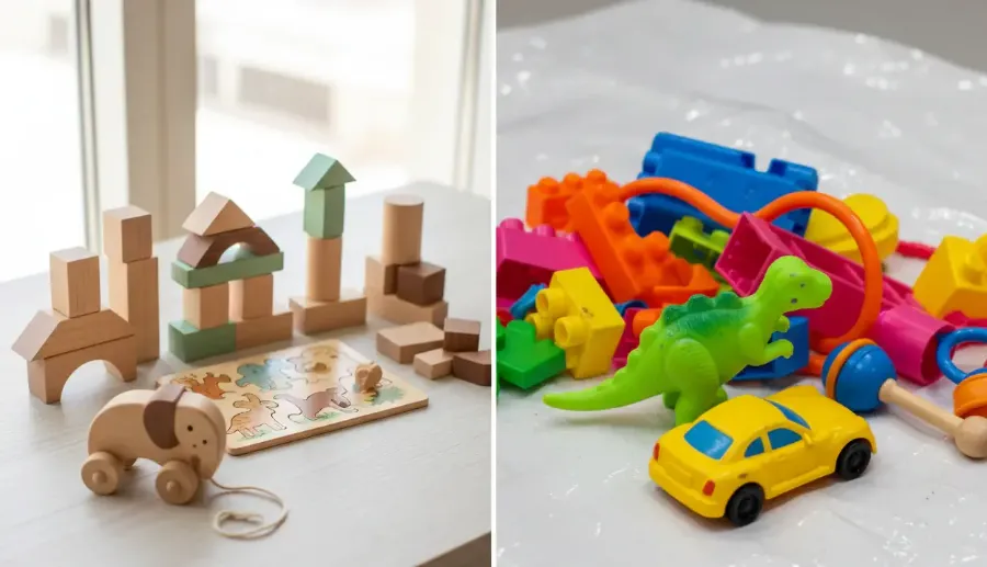 Wooden vs Plastic Toy Real Pros, Cons