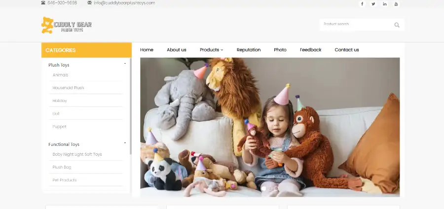 Cuddly Bear Plush Toys