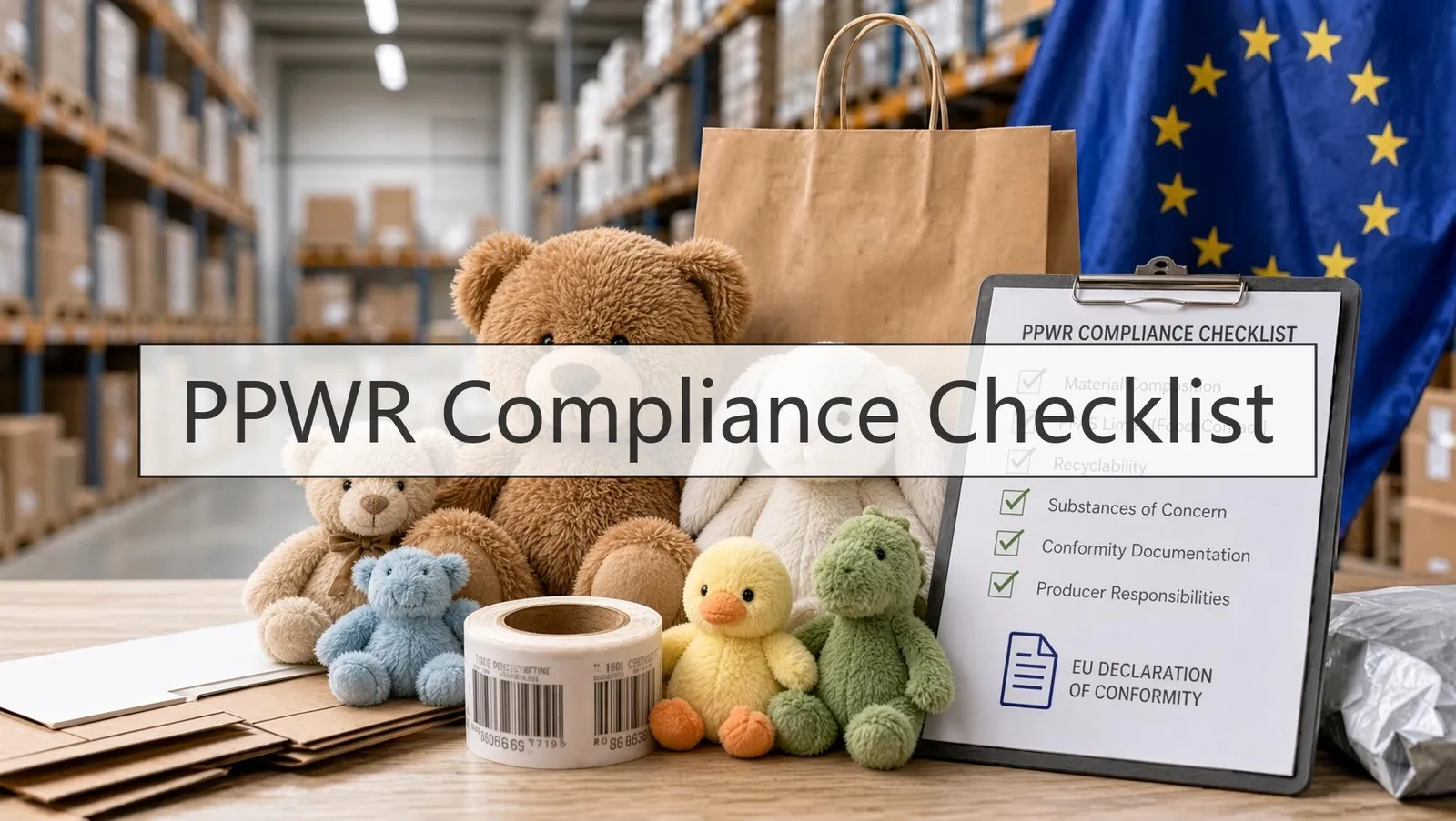 PPWR Compliance Checklist for Toy Packaging: 6 Critical Points