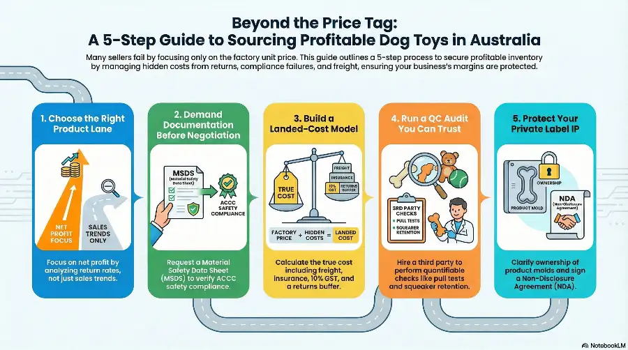 How to Source Dog Toys in Australia Profitably