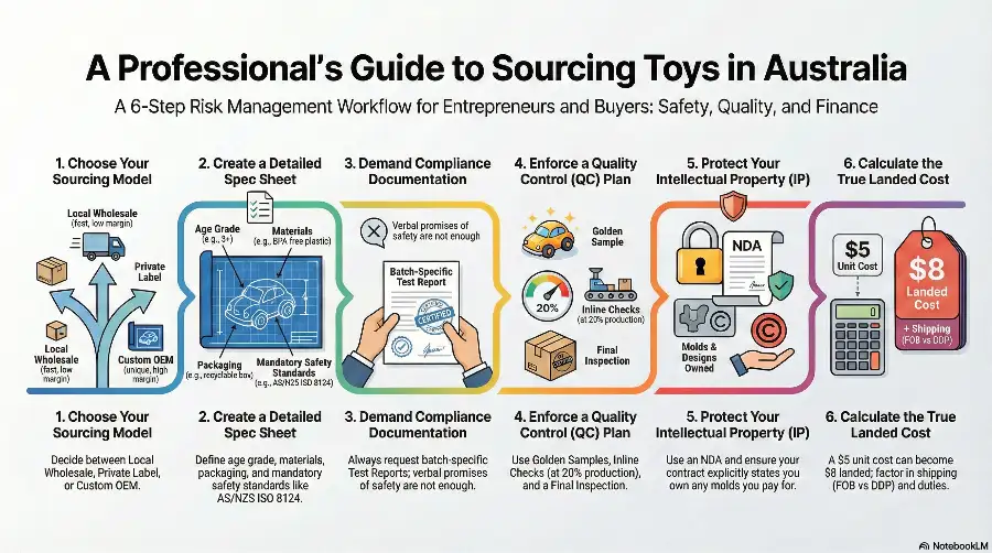 Steps to Build Your Australian Toy Procurement Workflow