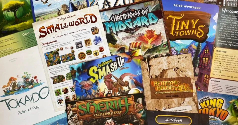 Rulebooks — custom board game component manufacturing