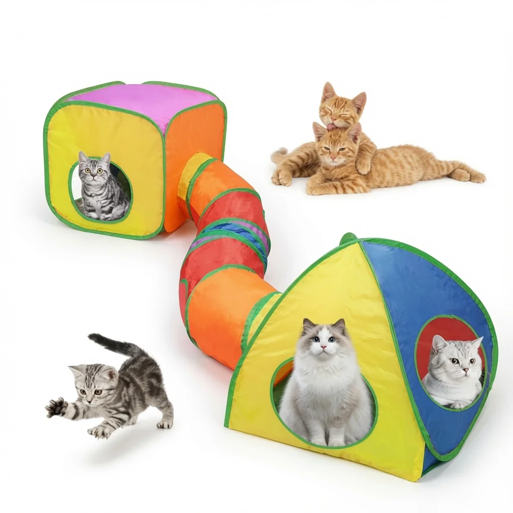Tunnels & Tents — custom cat toy manufacturing by LeelineToys