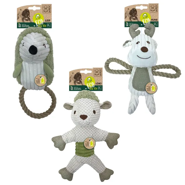 Eco RPET — custom dog toy material