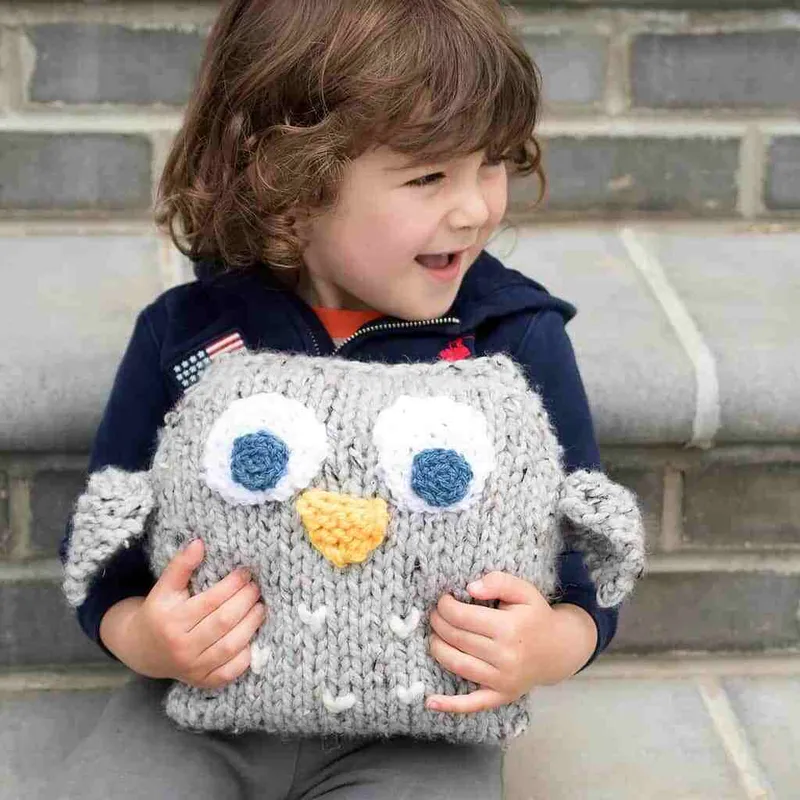 Handmade amigurumi knit doll collection for a boutique brand by LeelineToys