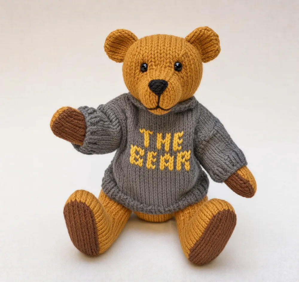 Personalized Knitted Teddy Bears — custom knitting toys manufacturing by LeelineToys