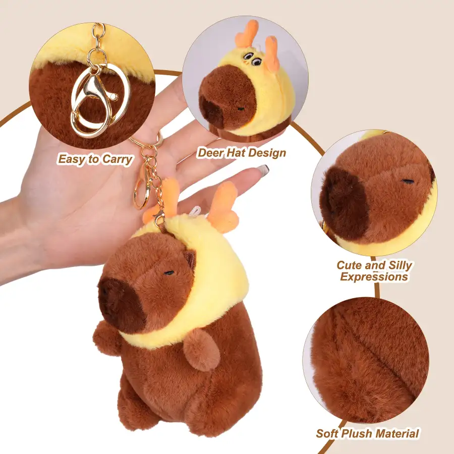 Attachments & Hardware — custom plush keychain by LeelineToys