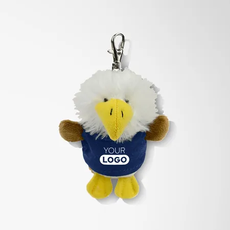 Custom Logo Plush Keychain — custom plush keychain by LeelineToys