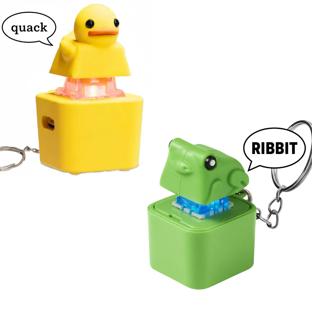 Sound & Squeaker Keychains — custom plush keychain by LeelineToys