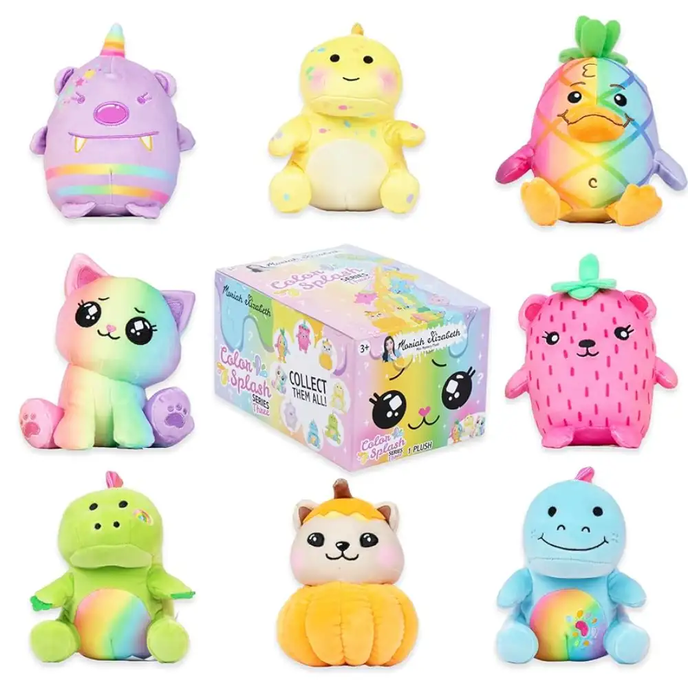Custom plush toys with branded packaging