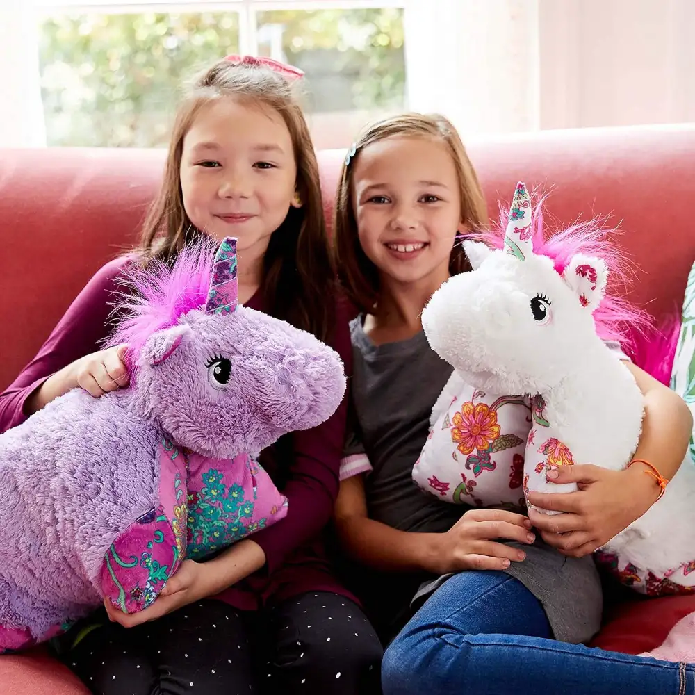 Plush toy in customer hands