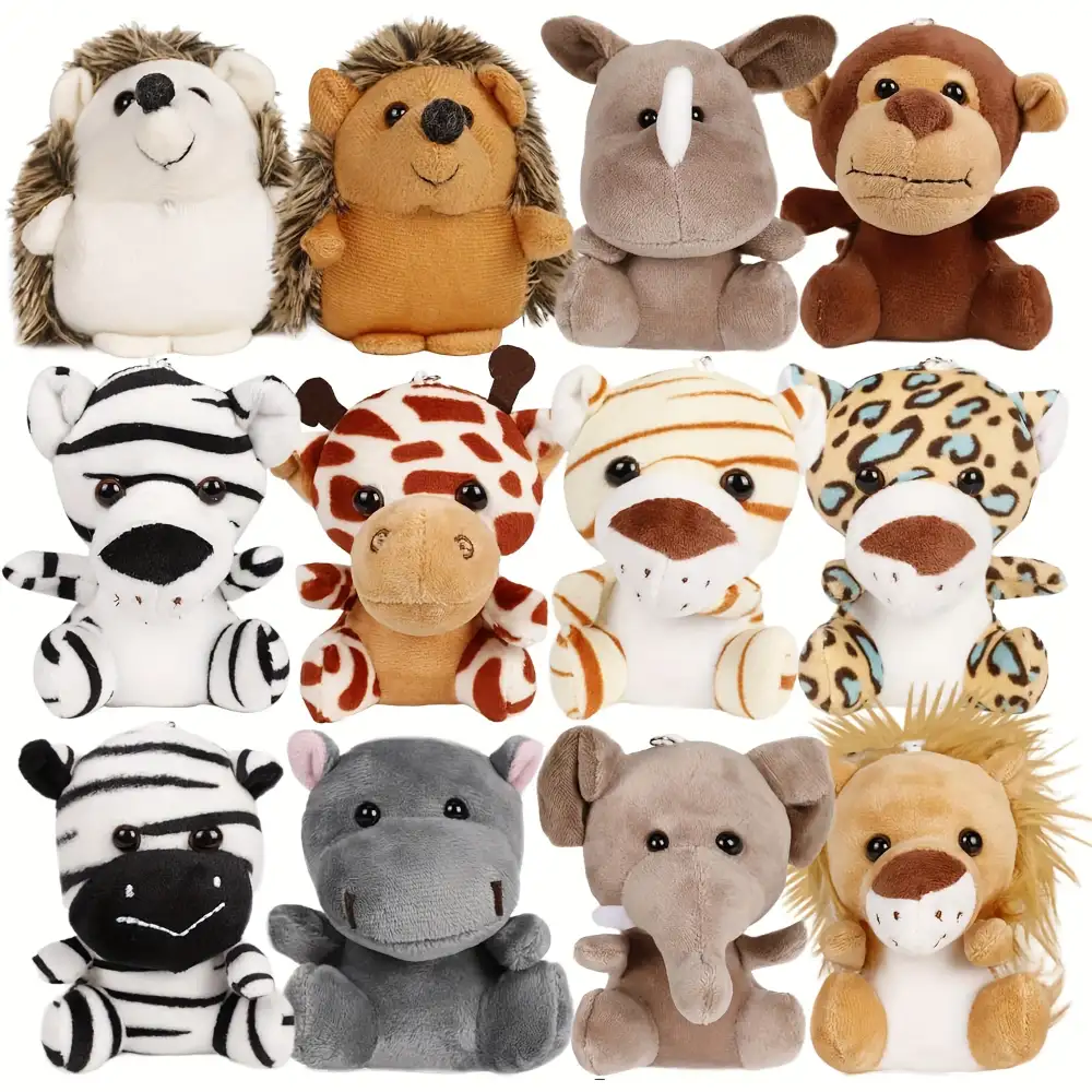 Custom plush toy on retail shelf