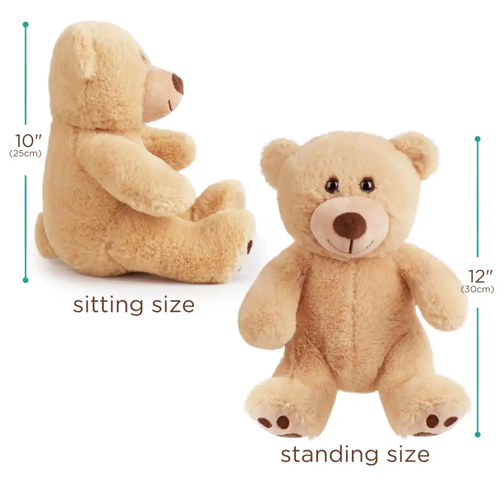 Large custom plush character showing size possibilities