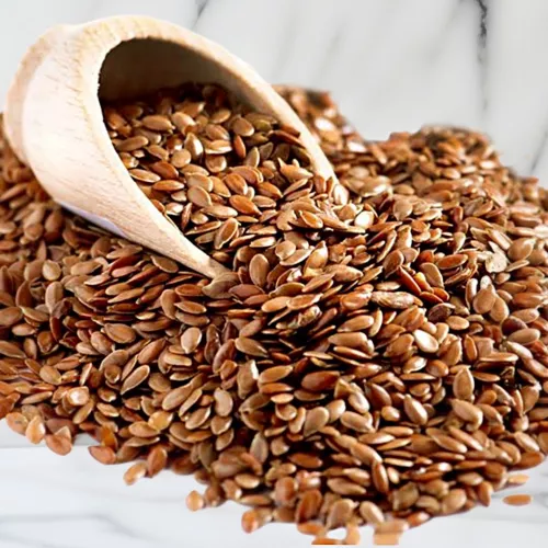 Organic flax seeds fill material
