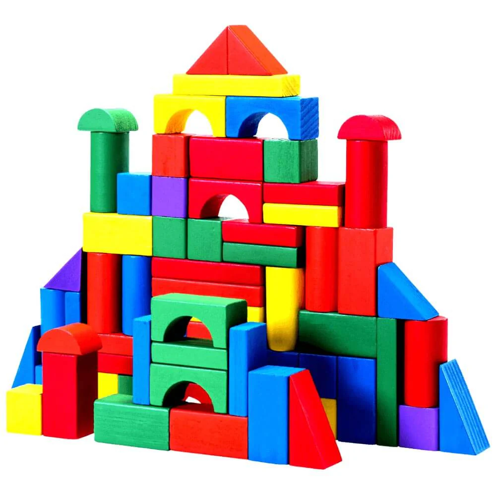 Wooden Building Blocks & Construction Sets