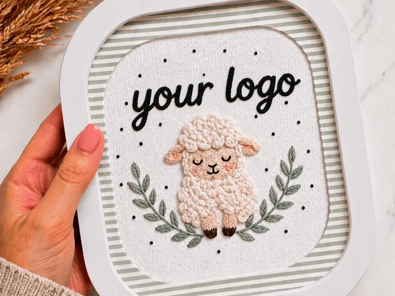 Logo Embroidery — custom felt busy book by LeelineToys
