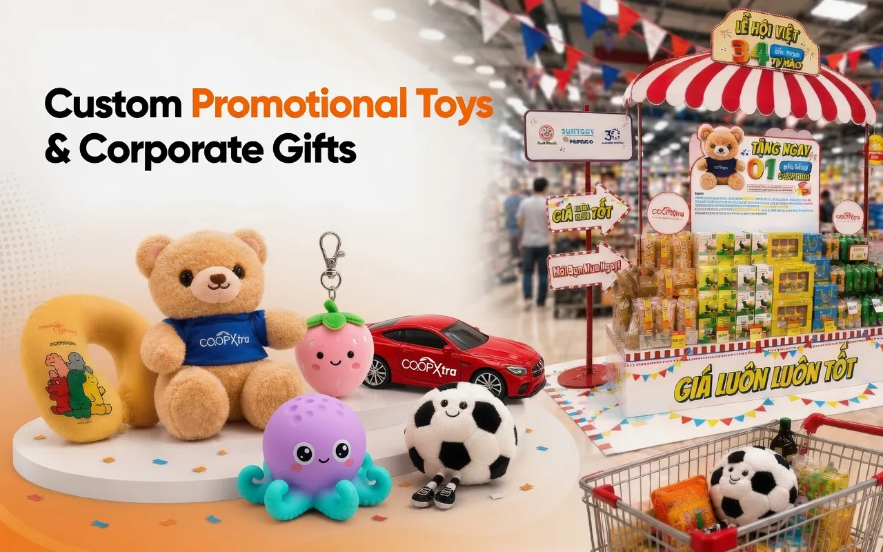 Custom promotional toys and corporate gifts