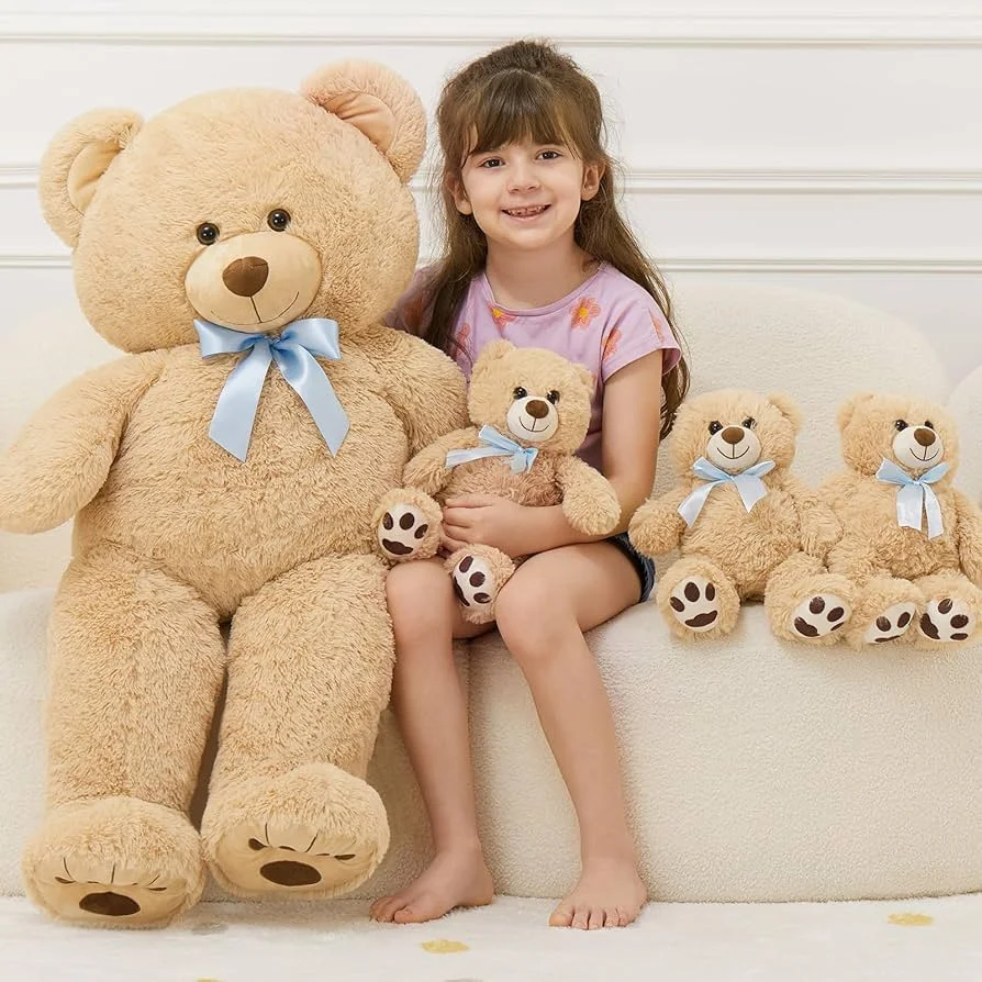 Custom corporate mascot teddy bear with branded t-shirt and hang tag