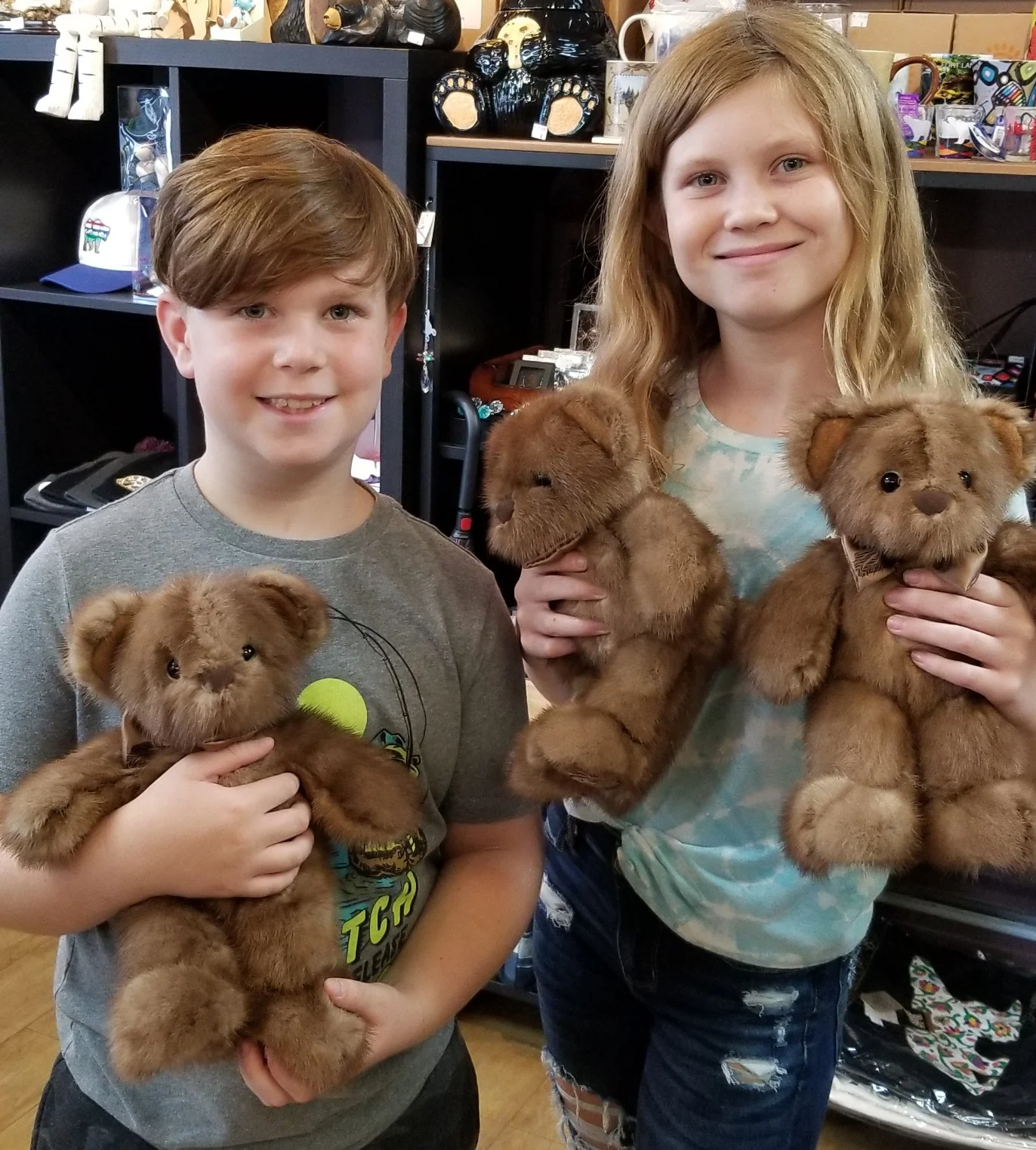 Eco-friendly organic cotton teddy bear with sustainable packaging