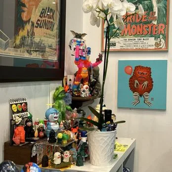 Limited edition vinyl art toy in collector display box
